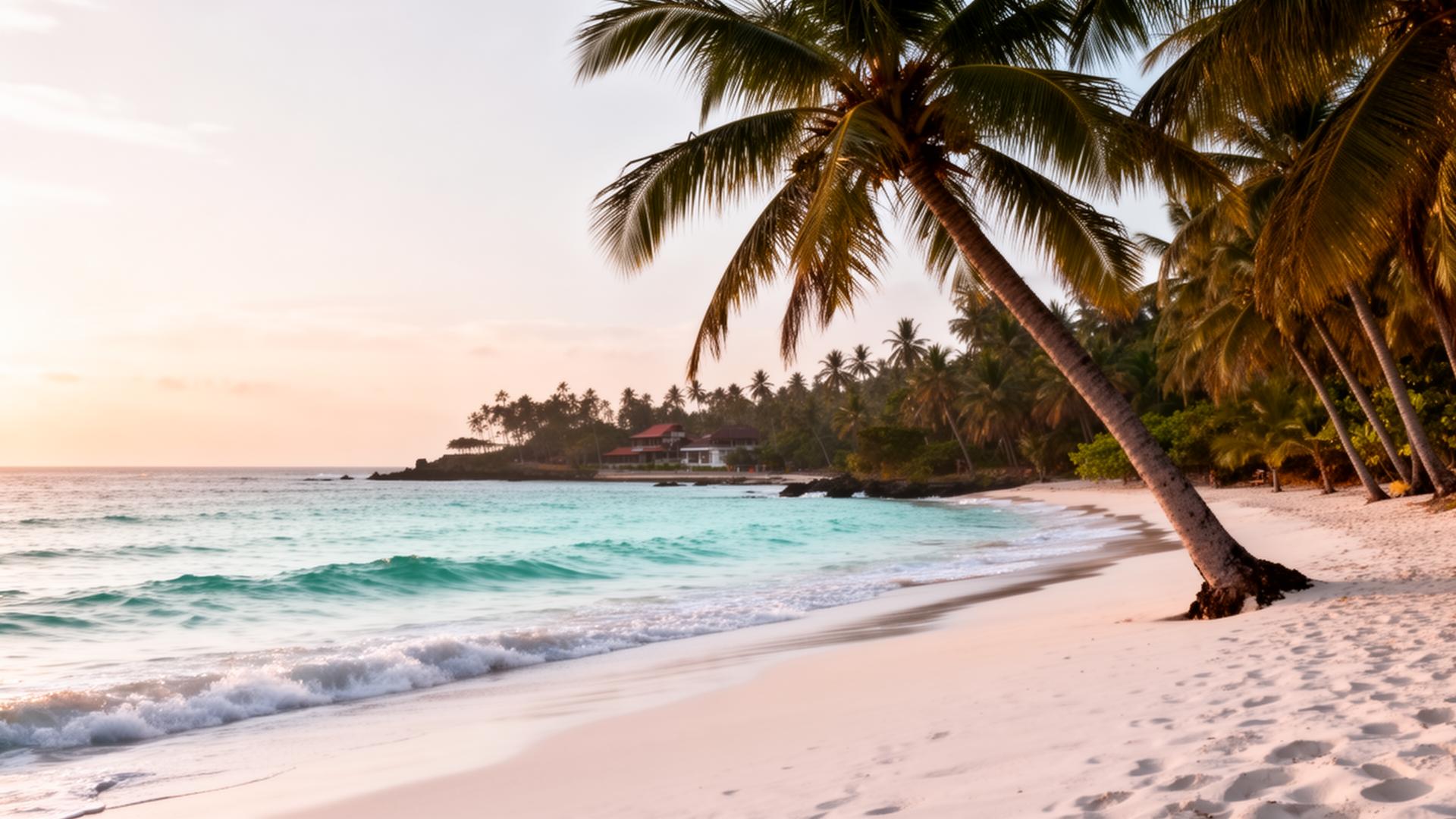 Tropical beach in Sri Lanka