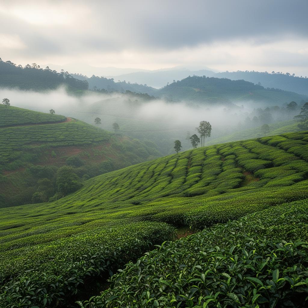 Ceylon tea plantations